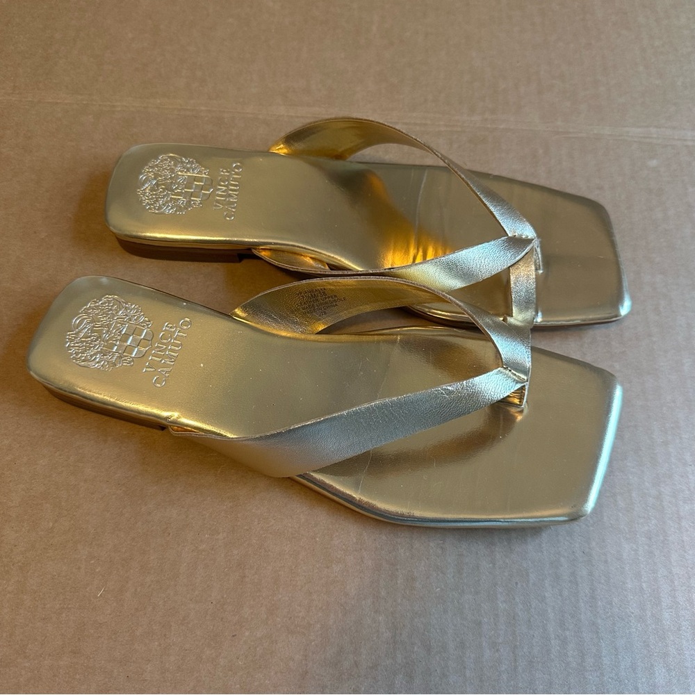 Vince Camuto Metallic Gold Women's Sandals